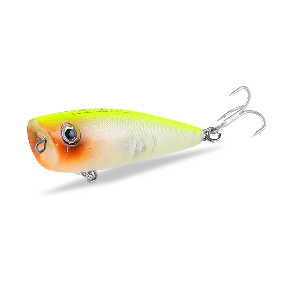 Lure Pineapple 6cm7g Micro Floating Water Tossing Wave Lying Topmouth Culter Black Weever