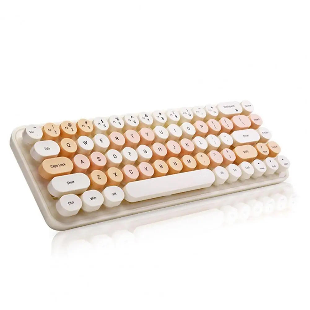 Wireless Keyboard And Mouse Set Small And Portable Lovely Female Office