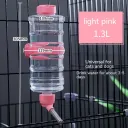 Pet Drinking Bowl 1300Ml Pink