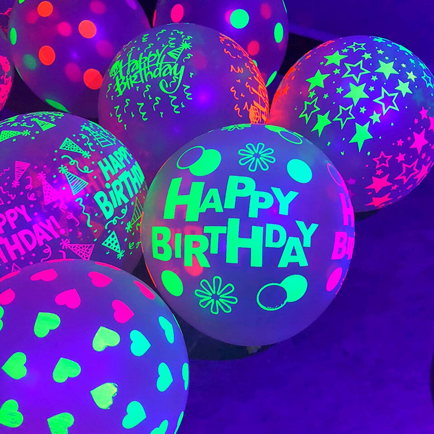 10 Fluorescent Birthdays