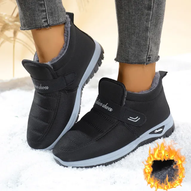 Fleece lined Insulated Snow Boots Black - Shop at LoveMi