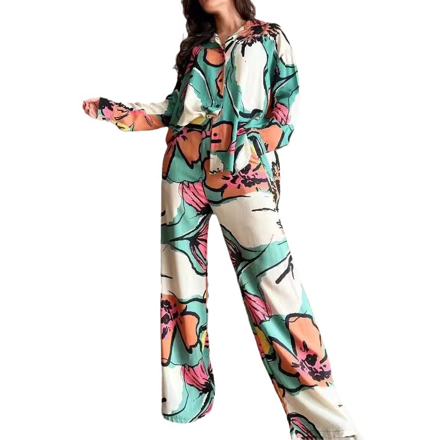 New Fashion Plus Size Printing Suit
