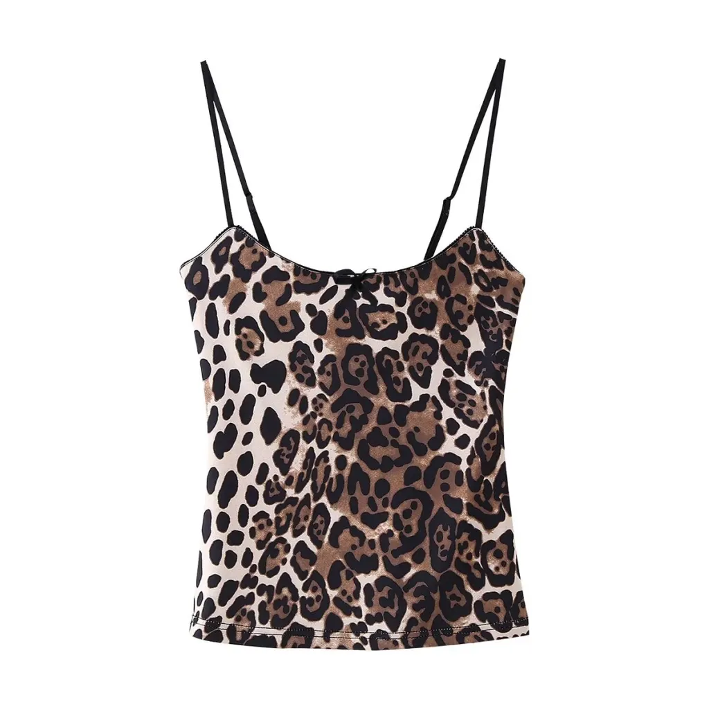 Women's Fashion Bowknot Decoration Top And Skirt - Top-Xs