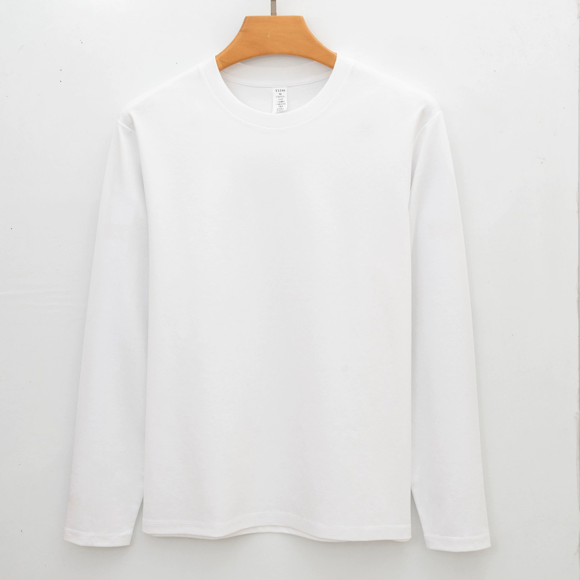 Men's Light-luxury Round-neck Long-sleeve T-shirt Base Layer