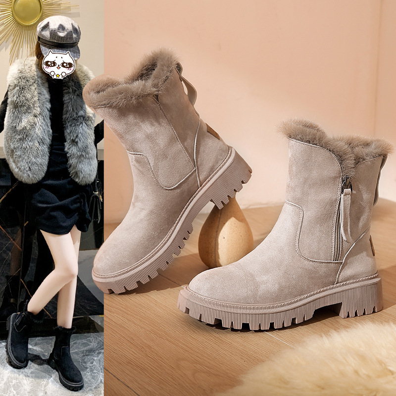 Snow Boots Women Winter Warm Fashion Designer Platform