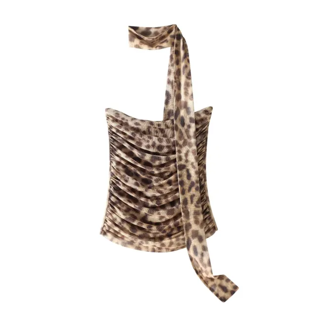 Women's Fashion Animal Print Silk Net Tube Top 1214 Tube Top Xs - Shop at LoveMi