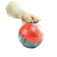 Bite Dog Toy Tumbler Adjustable - Green With Orange - View 1