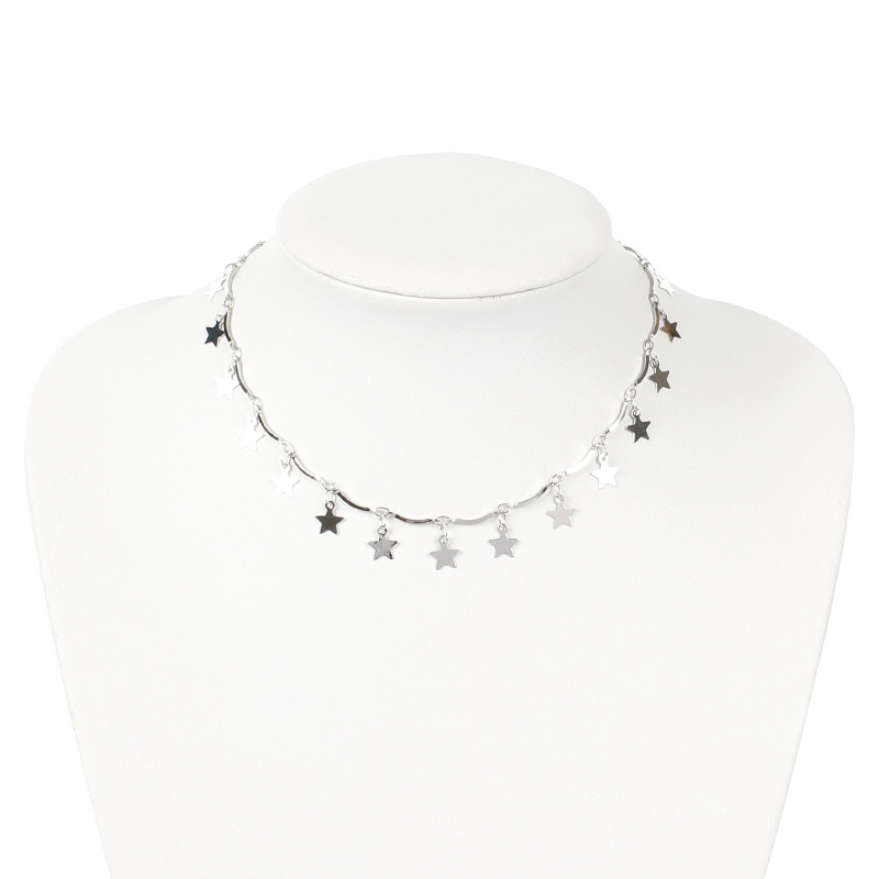 Title 5, Simple and versatile five-pointed star clavicle...