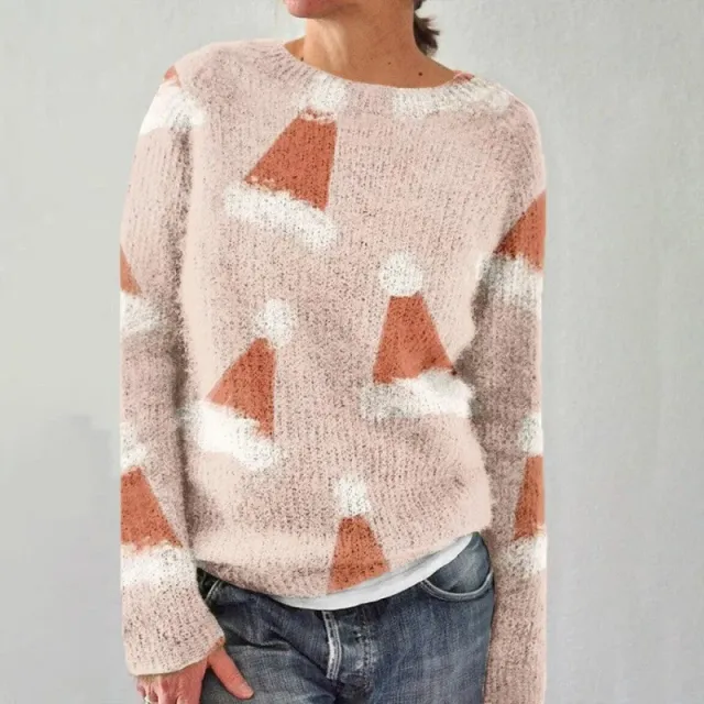 Round Neck Soft Sweater Casual Coat Sweater Sf1784Color - Shop at LoveMi