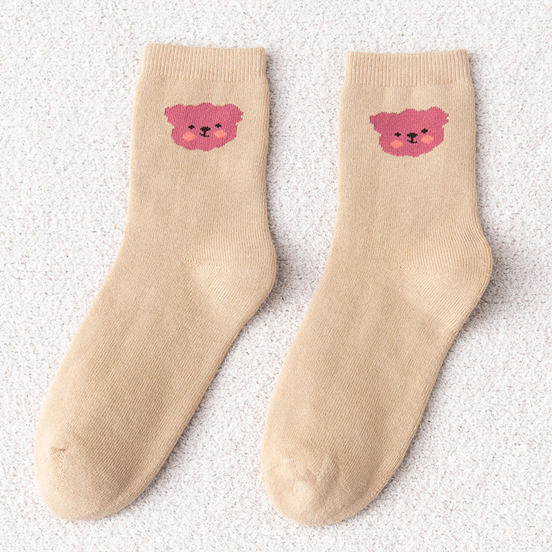 Women's Mid Tube Winter Stockings Spring And Autumn Fleece Terry Sock