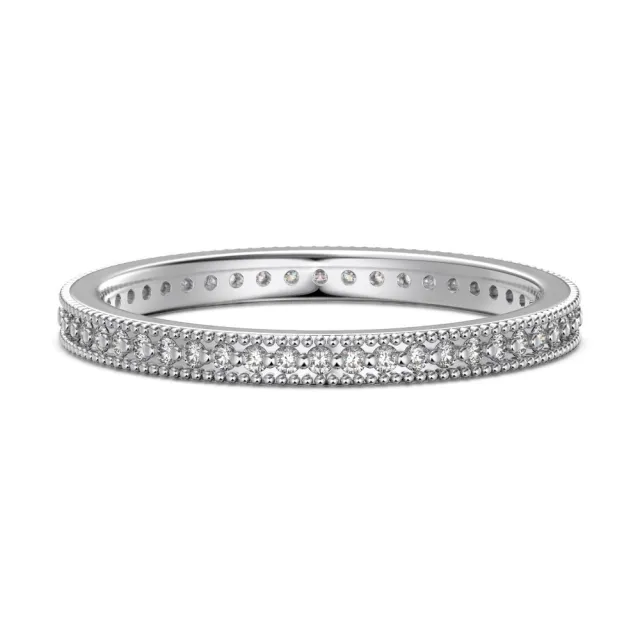 Sterling Silver Ring For Men And Women Ring Design Simple And Elegant Ring Set Light Luxury Couple Couple Rings Platinum Female Wh - Shop at LoveMi