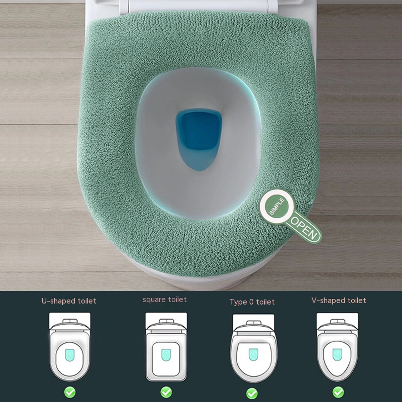 Thickened Toilet Seat Cushion Household Four Seasons Universal