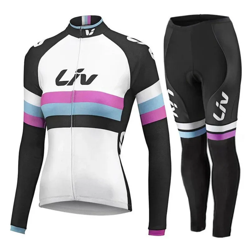 Autumn Long Sleeve Thin Mountain Bike Cycling Clothes Suit - Style5