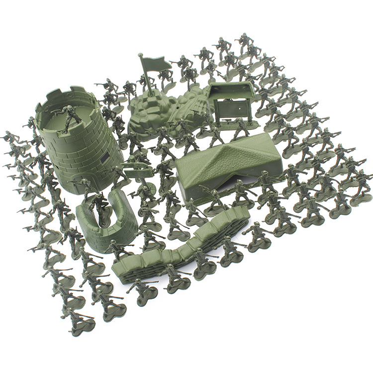 Small Soldier Toy Suit 100 Pieces 4cm Children’s Gift