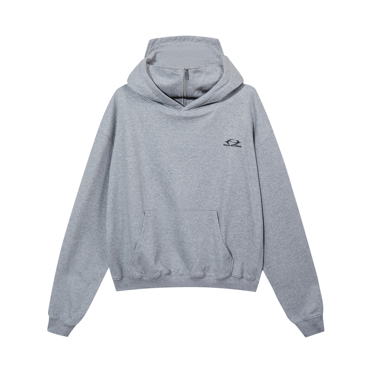 Simple Comfortable Stitching Casual Hooded Sweater