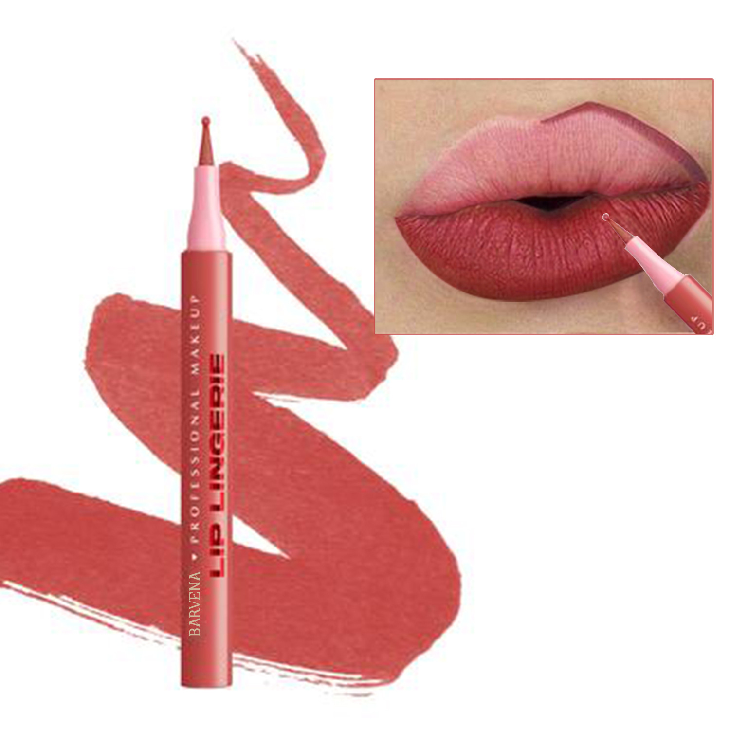 Outline Three-dimensional Full Lip Description Matte Lip Liner 3