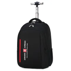 Travel Business Boarding Large Capacity Backpack Trolley Bag - Black - View 1