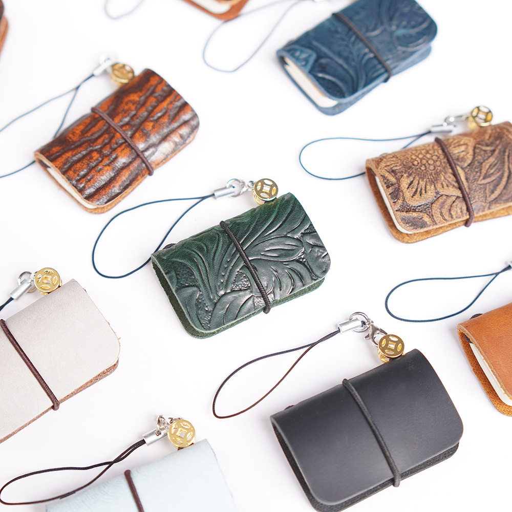 Super Mini Pocket Notebook Creative Cow Leather 8