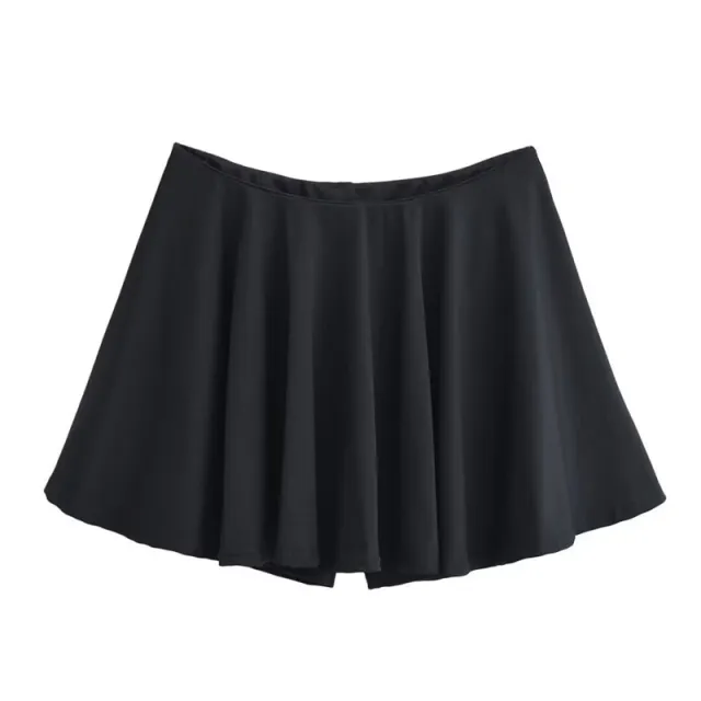 Ballet Girl High Waist Slimming Puff Short Skirt Sweet And Sexy A Line Dance Short Dress Black - Shop at LoveMi