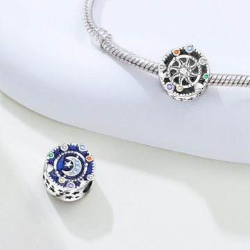 Starry Sky Astronaut Diy Bracelet String Beads Pendant