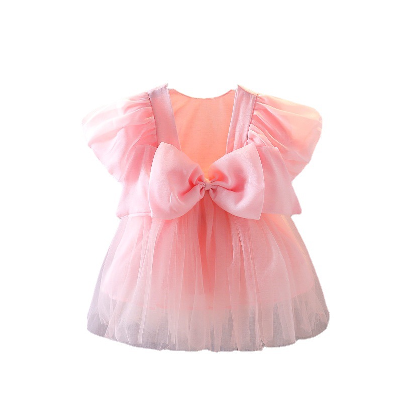 Korean Children Big Bow Dress