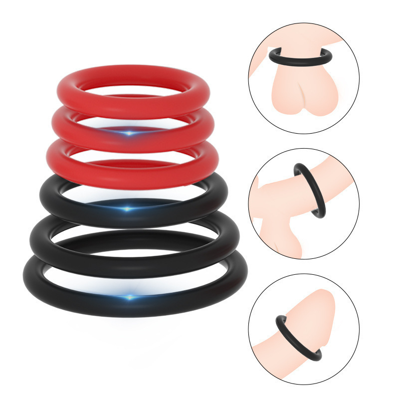 Men's Delay Binding Silicone Ring 3
