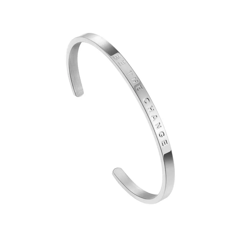 Titanium Steel Open-end BETHECHANGE Fashion Bracelet