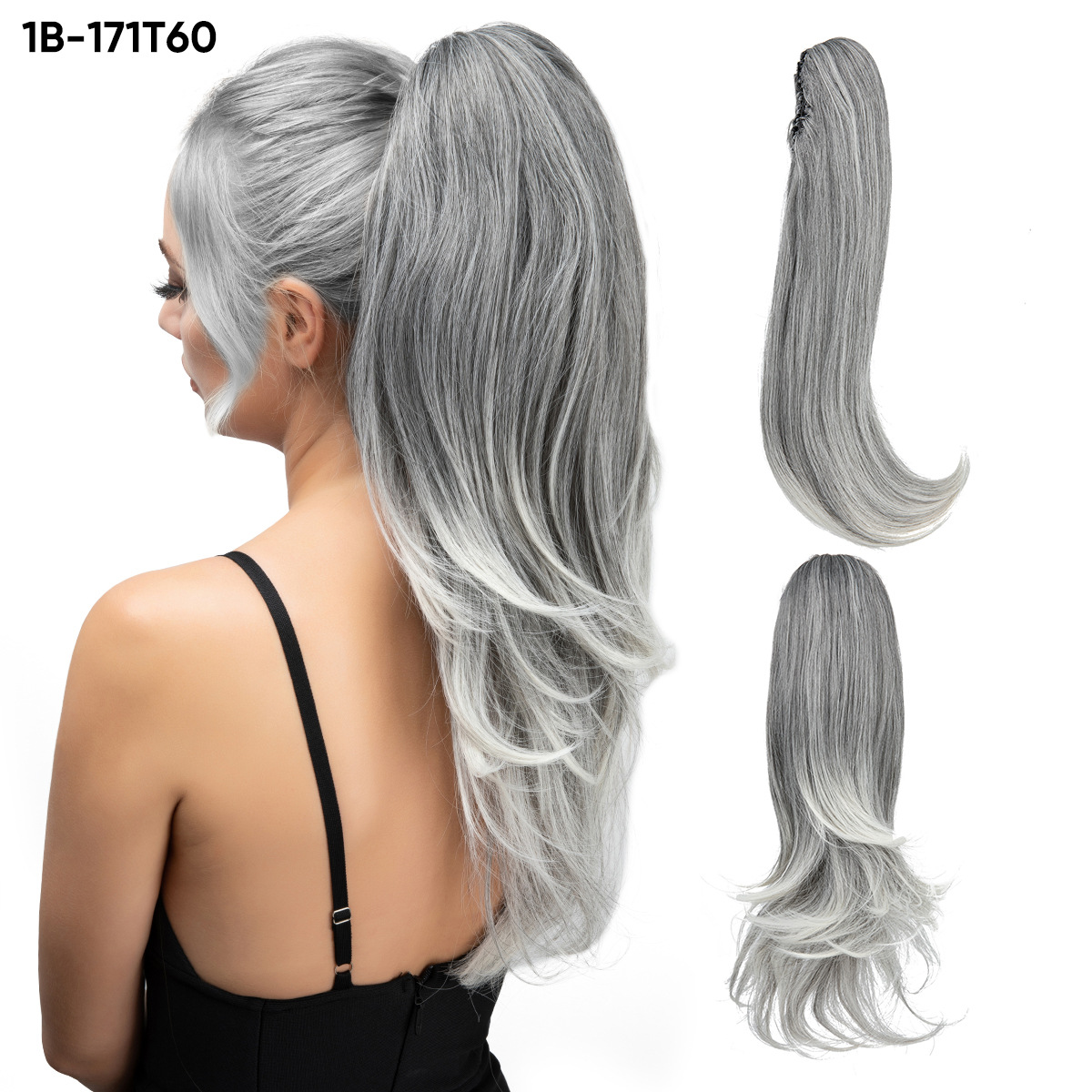 European And American Style Wig Women's Short Hair Ponytail 7