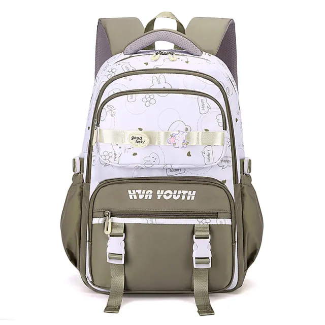 Cute Girl Lightweight Ins Style Large Capacity Lightweight Backpack Brown - Shop at LoveMi