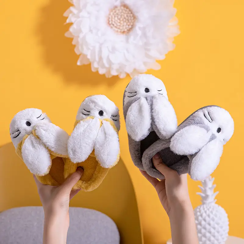 Cartoon Bunny Home Warm Children's Slippers