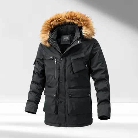Pure Cotton Coat Cotton-padded New Loose Casual Mid-length Jacket