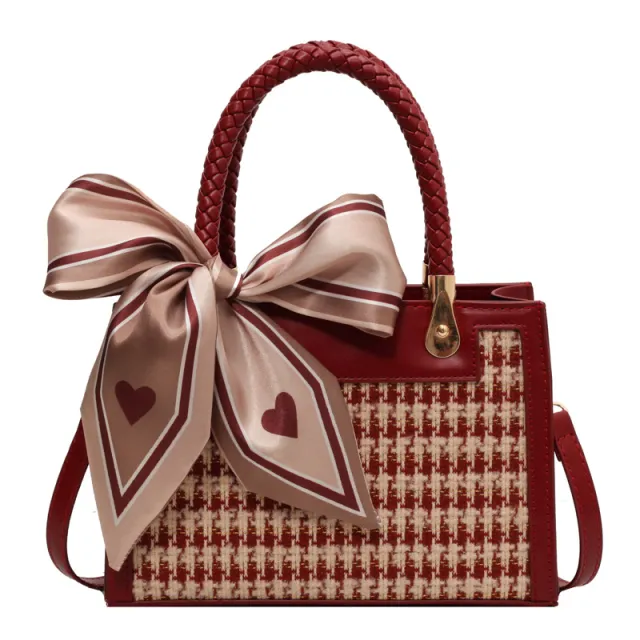 Fashion Crossbody Tote Bag For Women Red - Shop at LoveMi