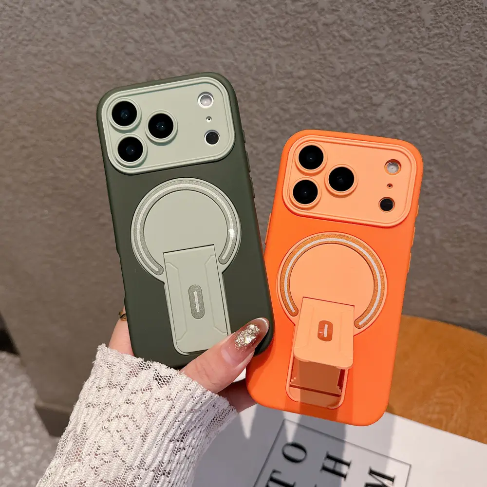 Skin-feel Magnetic Folding Stand for Phone Cases