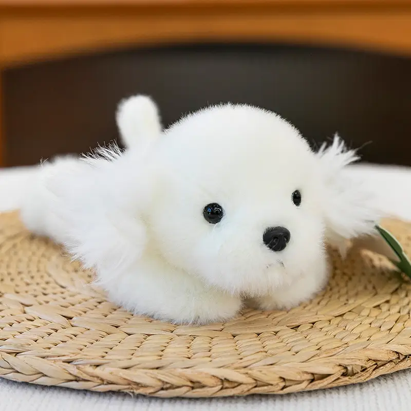 Simulation Wangwang Poodle Plush Toy
