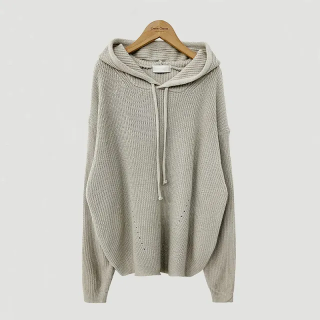 Women's Hooded Mid length Sweater Apricot - Shop at LoveMi