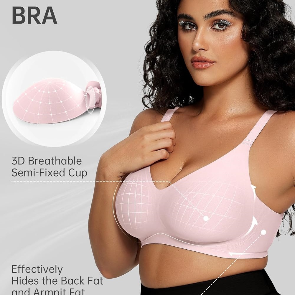 Women's Wireless Seamless Full Coverage Bra