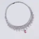 Minimalist And Exquisite Zircon Necklace And Earring Set view 3