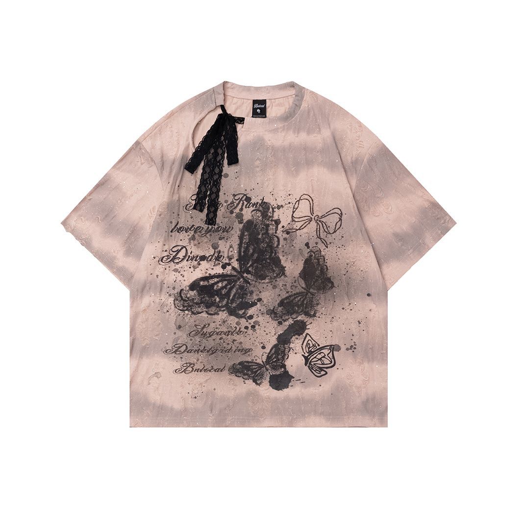 Retro Simple Ladies Fashion Short Sleeve T-shirt