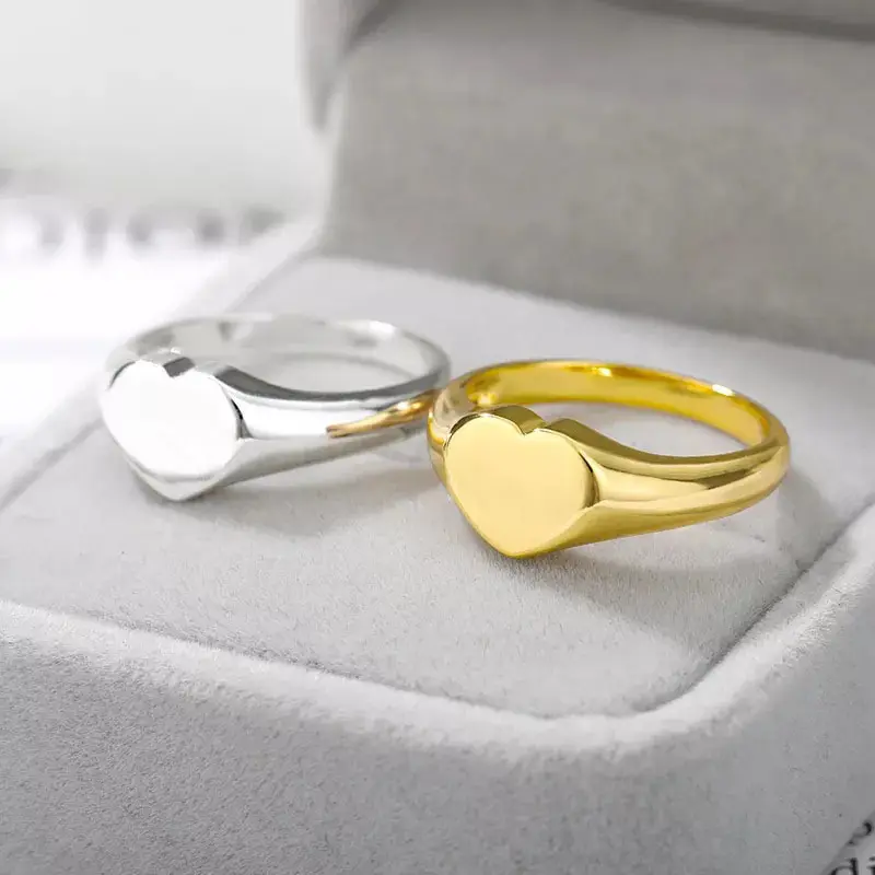Small And Large Heart-shaped Stainless Steel 18K