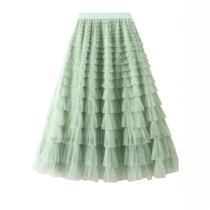 New Mesh Cake Skirt For Women Spring Style