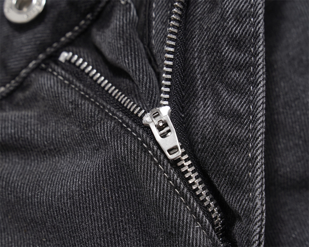 Men's Retro Baggy Pants-foot Burr Straight Pants