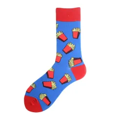 Men's Mid-calf Cotton Socks Jacquard Couple Sex Socks - 29Style - View 1