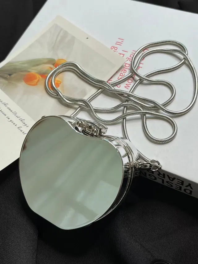 Mini Acrylic Round Cake Female Fashion Crossbody Bag Silver - Shop at LoveMi