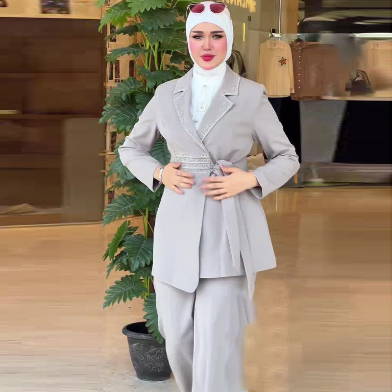 New Suit Long Sleeve Coat Suit Pants Two-piece Set Women's Suit