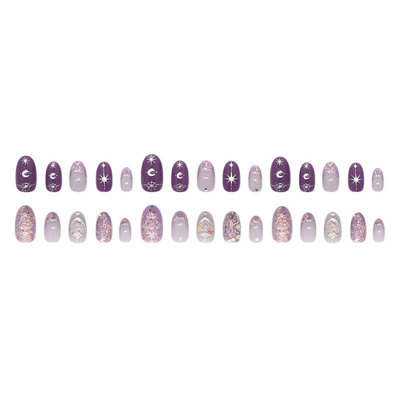 Atmospheric Detachable Nail Tips 30 Pieces