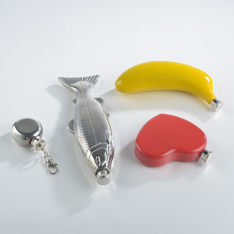 304 Stainless Steel Small Fish Wine Pot Mini