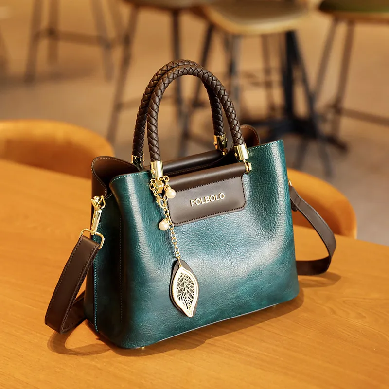 Mid-age Women's Mom-style Large-capacity Versatile Tote Bag - Mint
