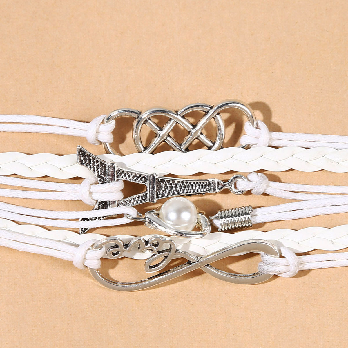 Title 5, European And American Hand-woven Bracelet Love ...