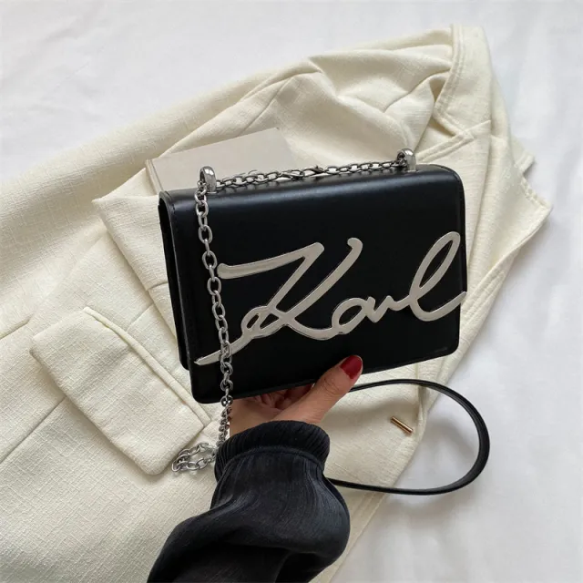 Casual Small Square Women's Fashion Simple Messenger Bag Black - Shop at LoveMi
