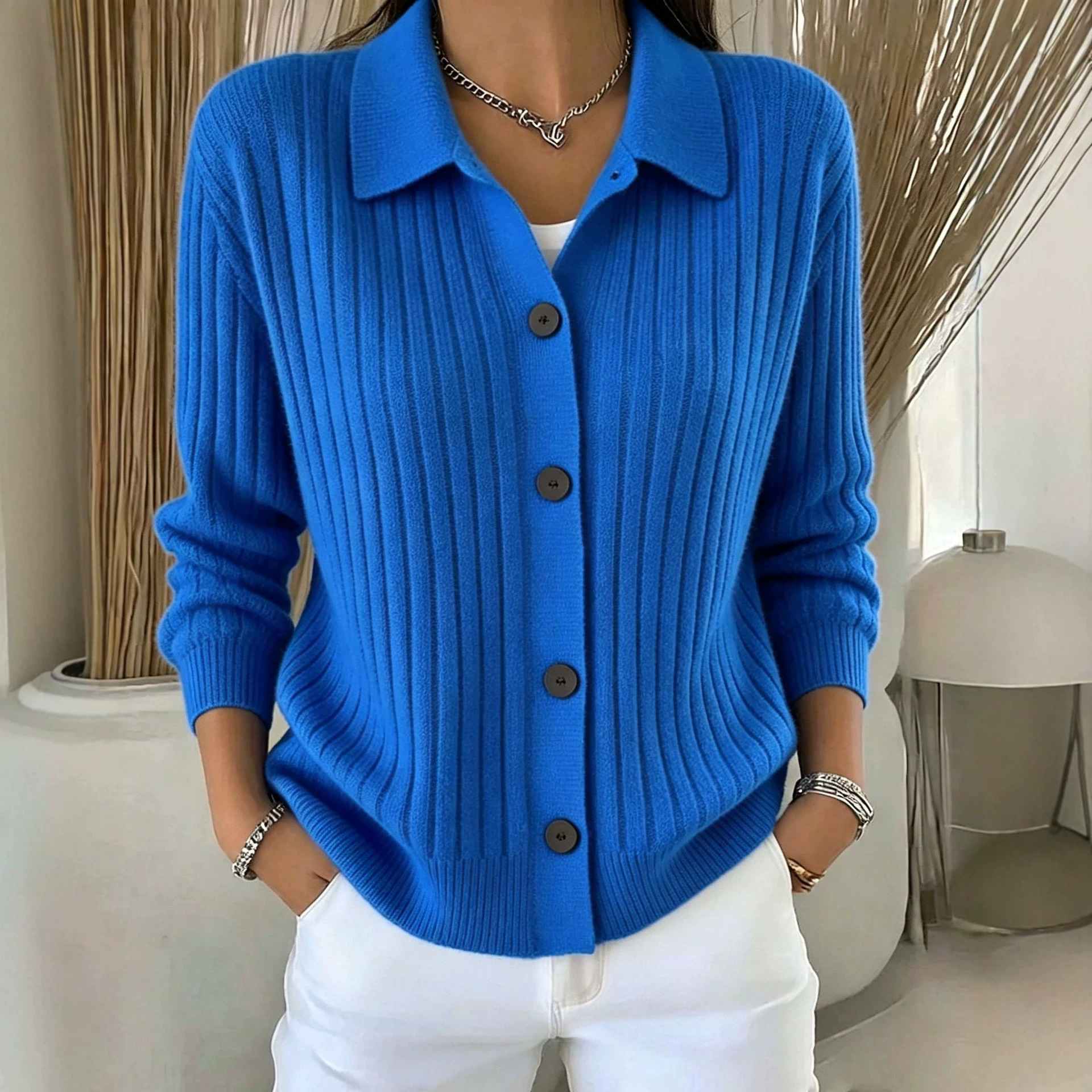 Knitted Cardigan Sweater Coat